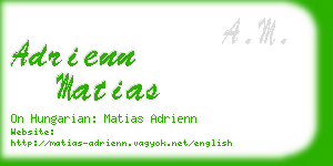 adrienn matias business card